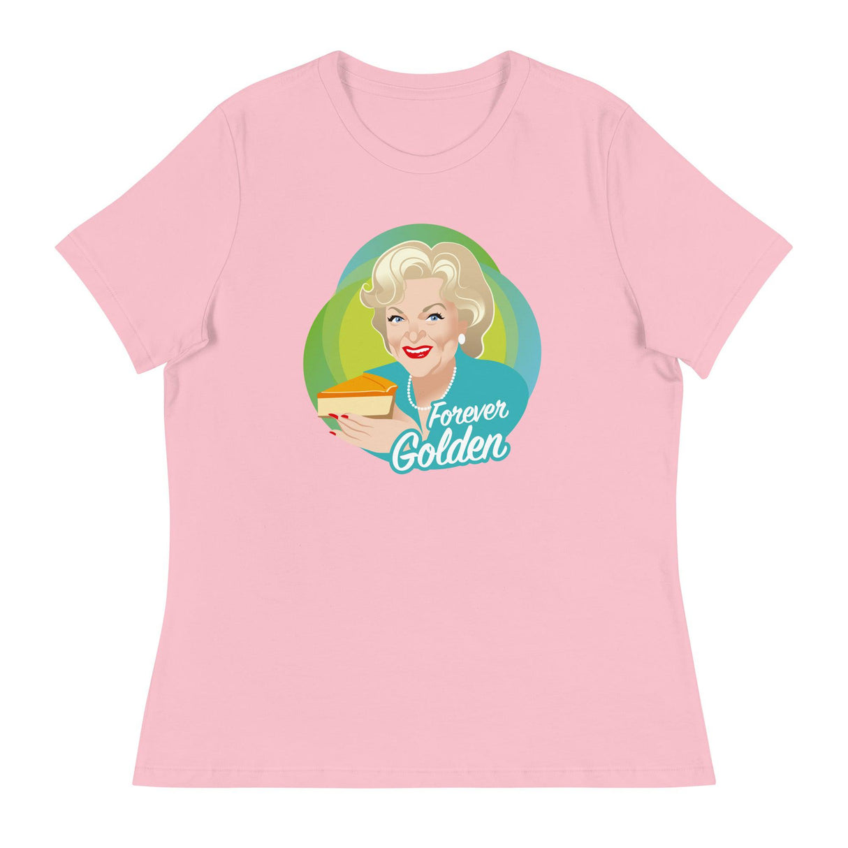 Forever Golden (Women's Relaxed T-Shirt)-Women's T-Shirts-Swish Embassy