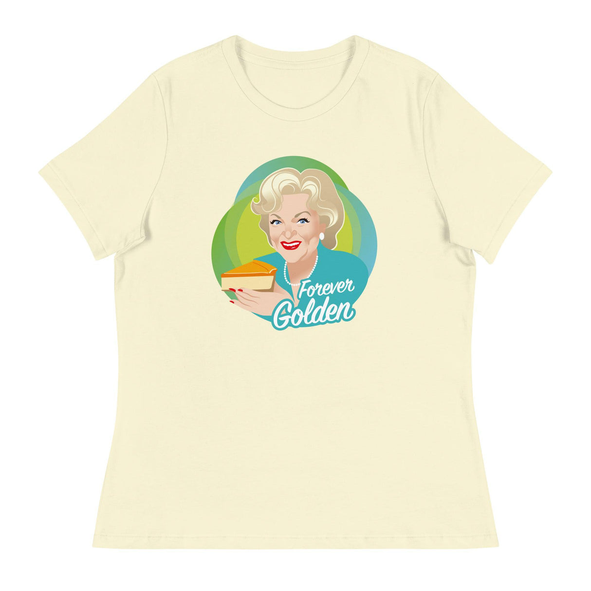 Forever Golden (Women's Relaxed T-Shirt)-Women's T-Shirts-Swish Embassy