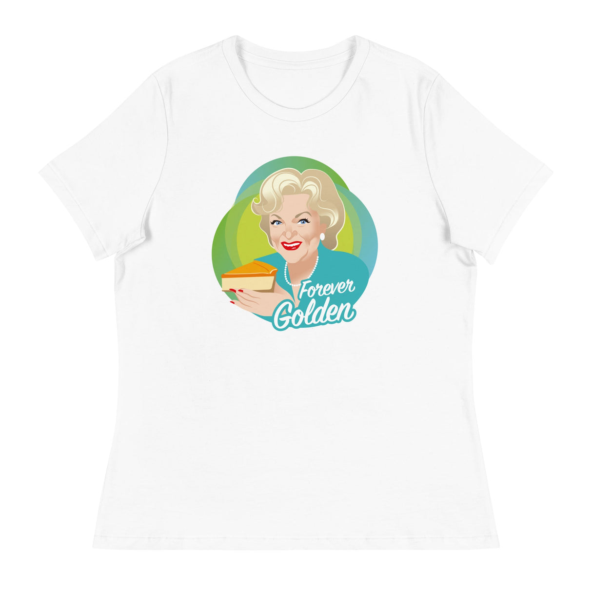 Forever Golden (Women's Relaxed T-Shirt)-Women's T-Shirts-Swish Embassy