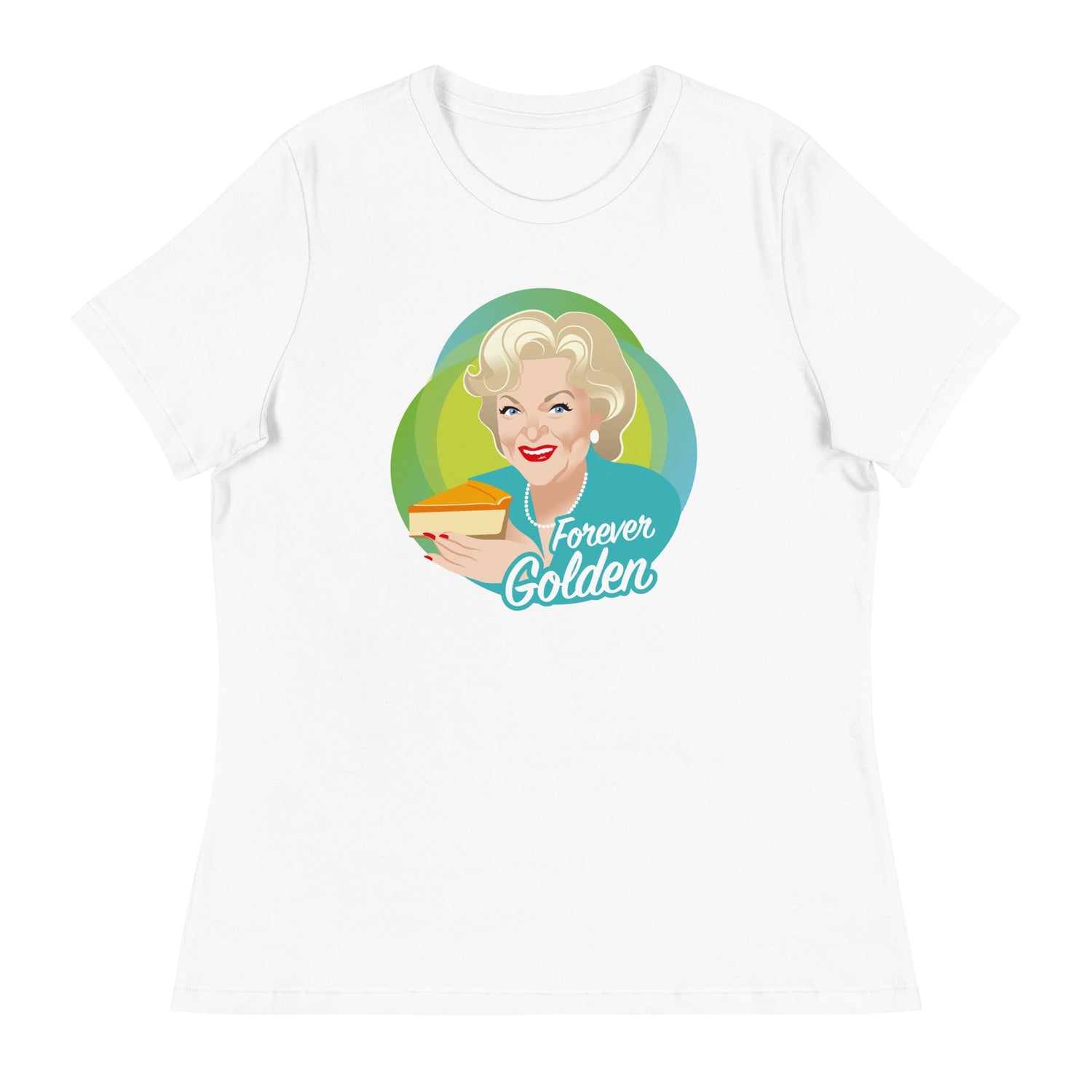 Forever Golden (Women's Relaxed T-Shirt)-Women's T-Shirts-Swish Embassy