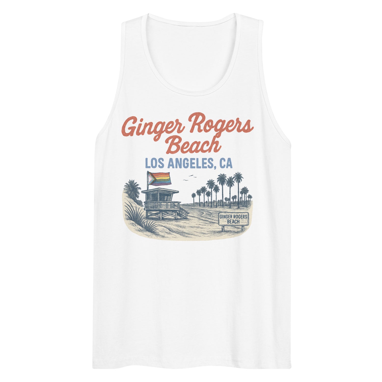 Ginger Rogers Beach (Tank Top)-Tank Top (Staging)-Swish Embassy