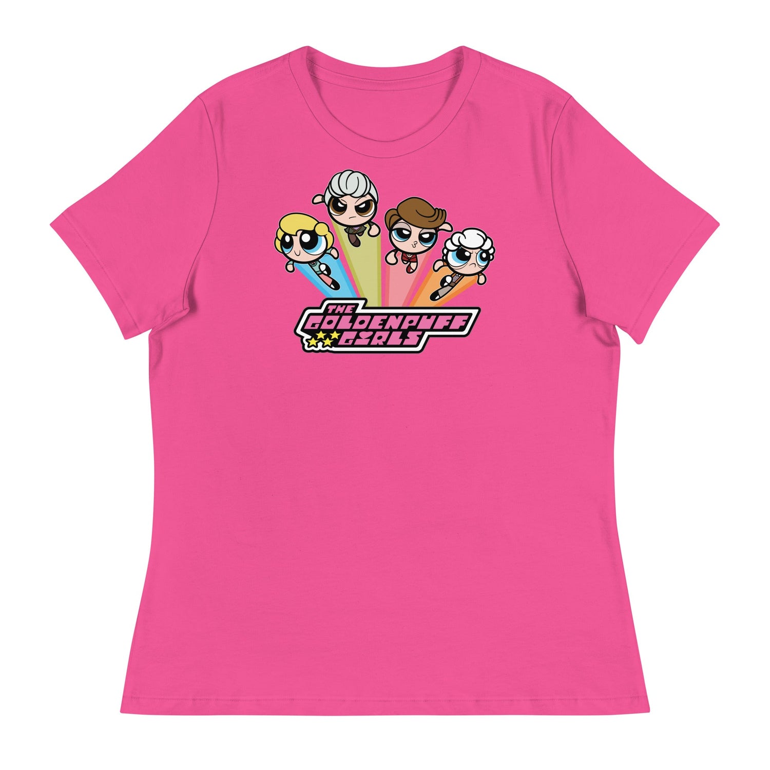 Goldenpuff Girls (Women's Relaxed T-Shirt)-Women's T-Shirts-Swish Embassy
