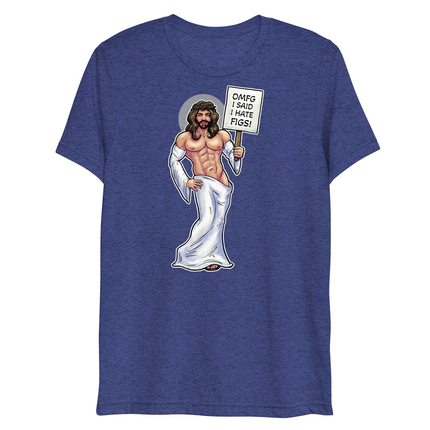 Hates Figs (Triblend)-Triblend T-Shirt-Swish Embassy