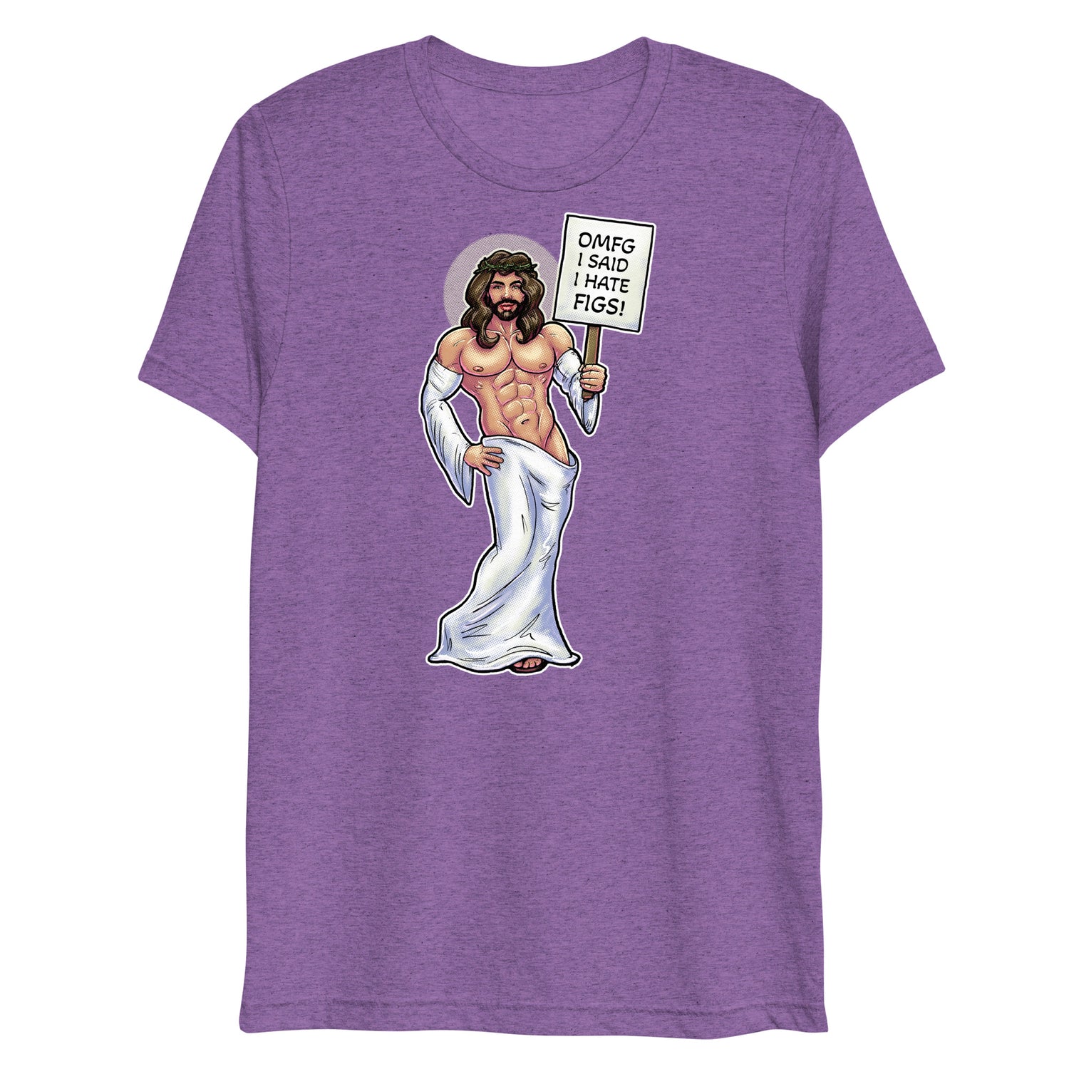 Hates Figs (Triblend)-Triblend T-Shirt-Swish Embassy