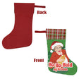 Ho Ho Hold My Broom (Sequin Christmas Stocking)-Christmas Stockings-Swish Embassy