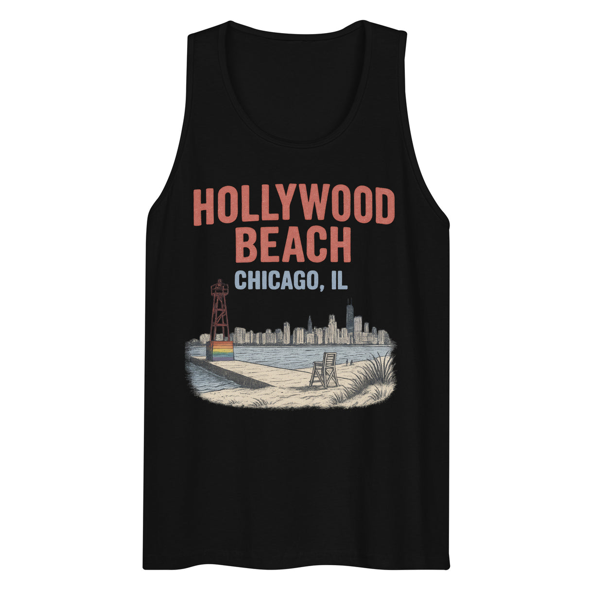 Hollywood Beach (Tank Top)-Tank Top (Staging)-Swish Embassy