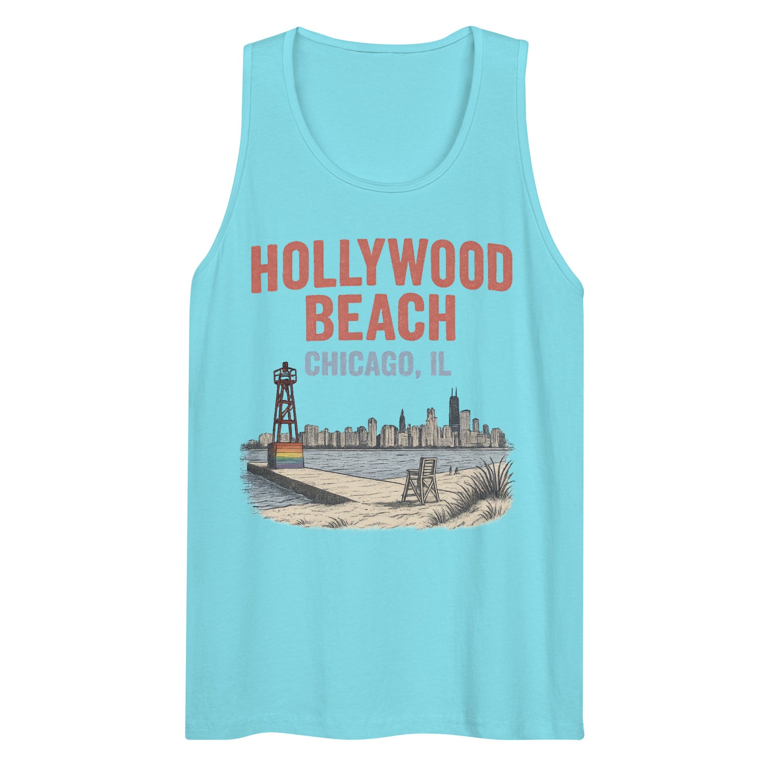 Hollywood Beach (Tank Top)-Tank Top (Staging)-Swish Embassy