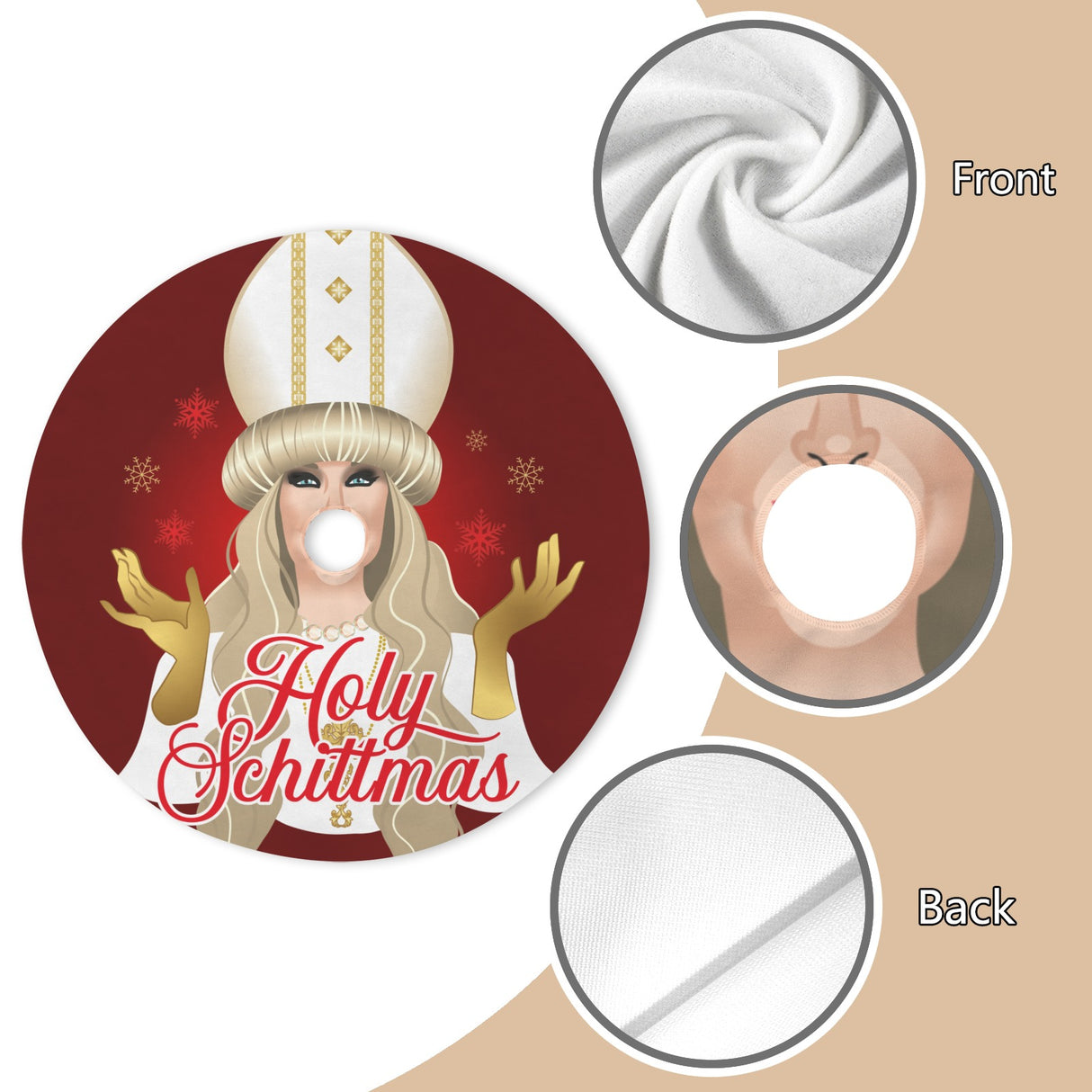 Holy Schittmas (Tree Skirt)-Tree Skirts-Swish Embassy