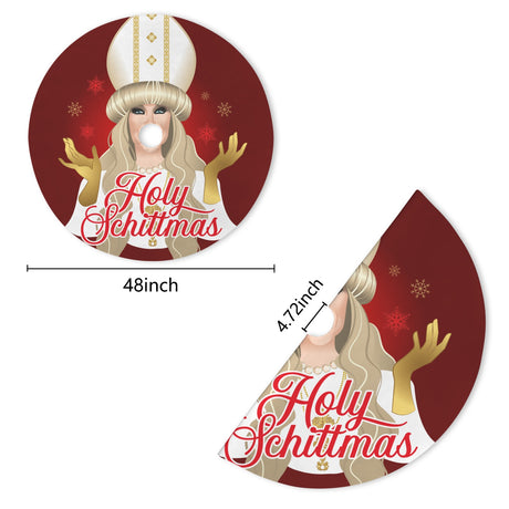 Holy Schittmas (Tree Skirt)-Tree Skirts-Swish Embassy