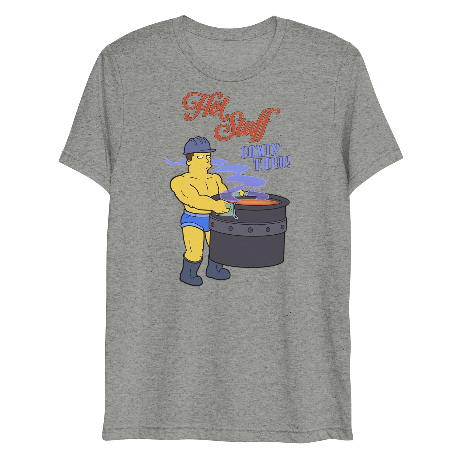 Hot Stuff Comin’ Thru (Triblend)-Triblend T-Shirt-Swish Embassy