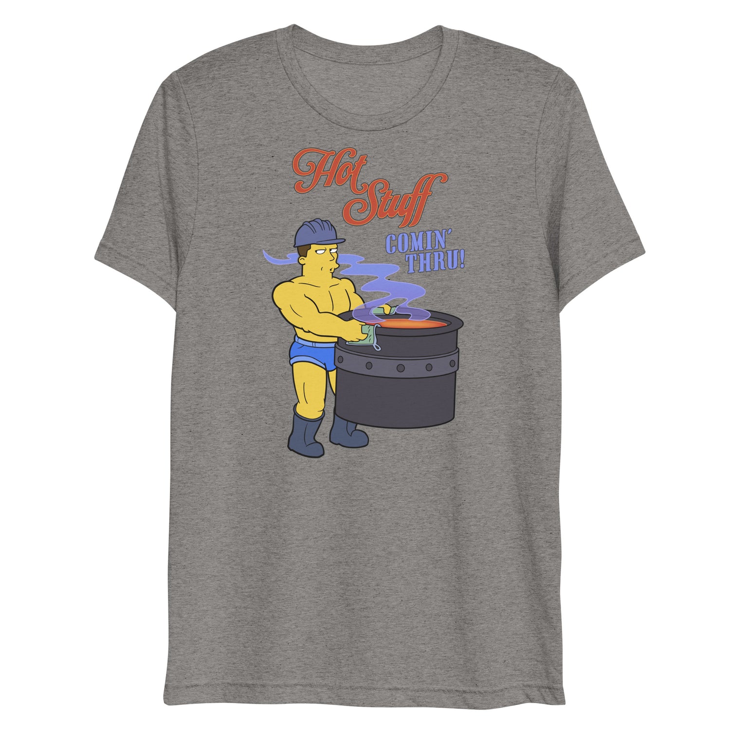 Hot Stuff Comin’ Thru (Triblend)-Triblend T-Shirt-Swish Embassy