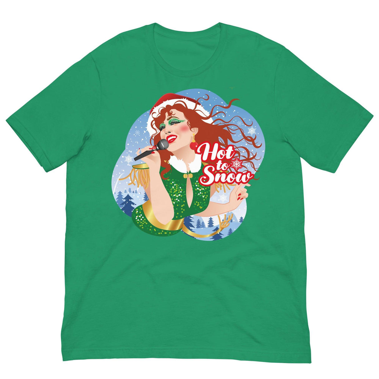 Hot To Snow-Christmas T-Shirts-Swish Embassy
