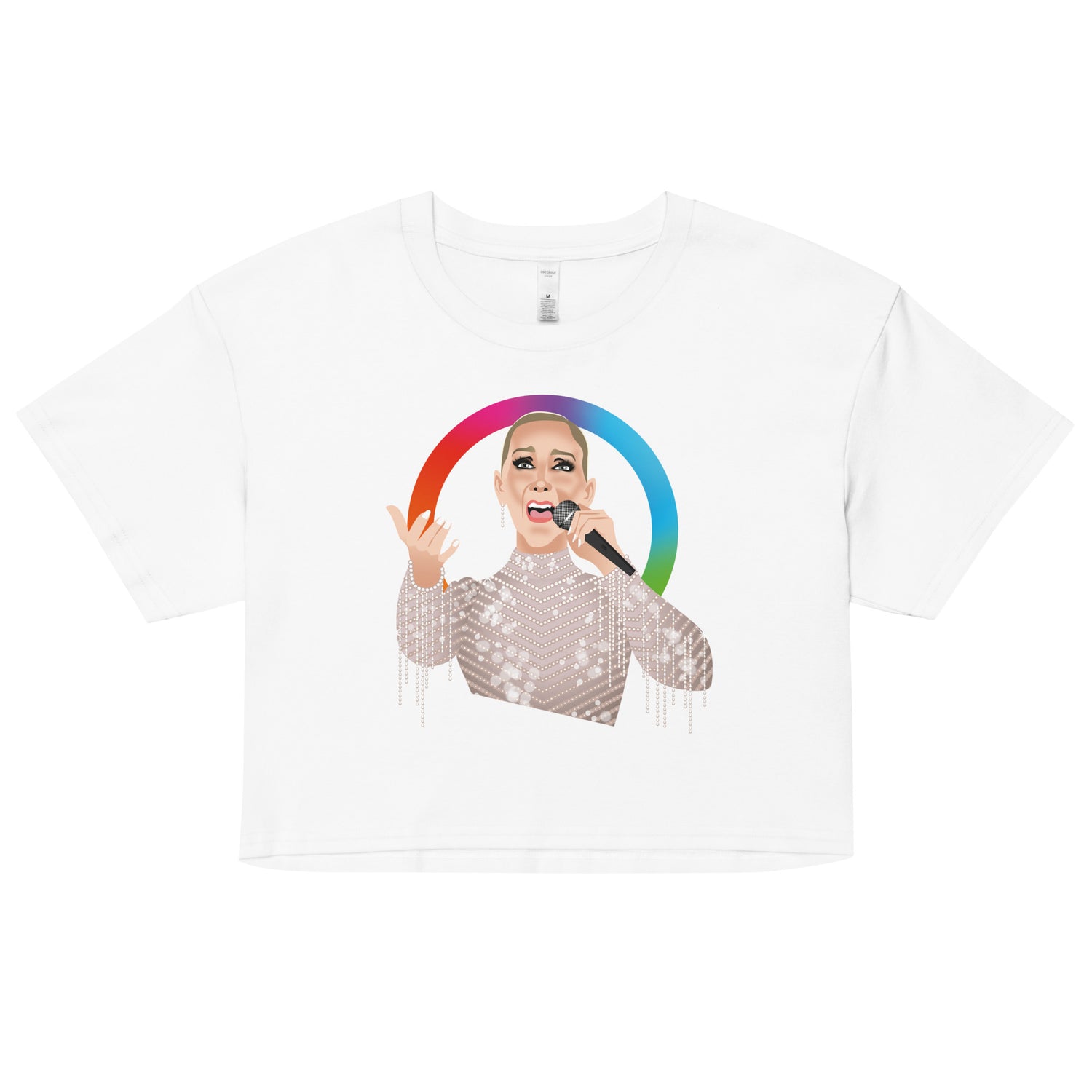 Hymne à l’amour (Crop Top)-Crop Top-Swish Embassy