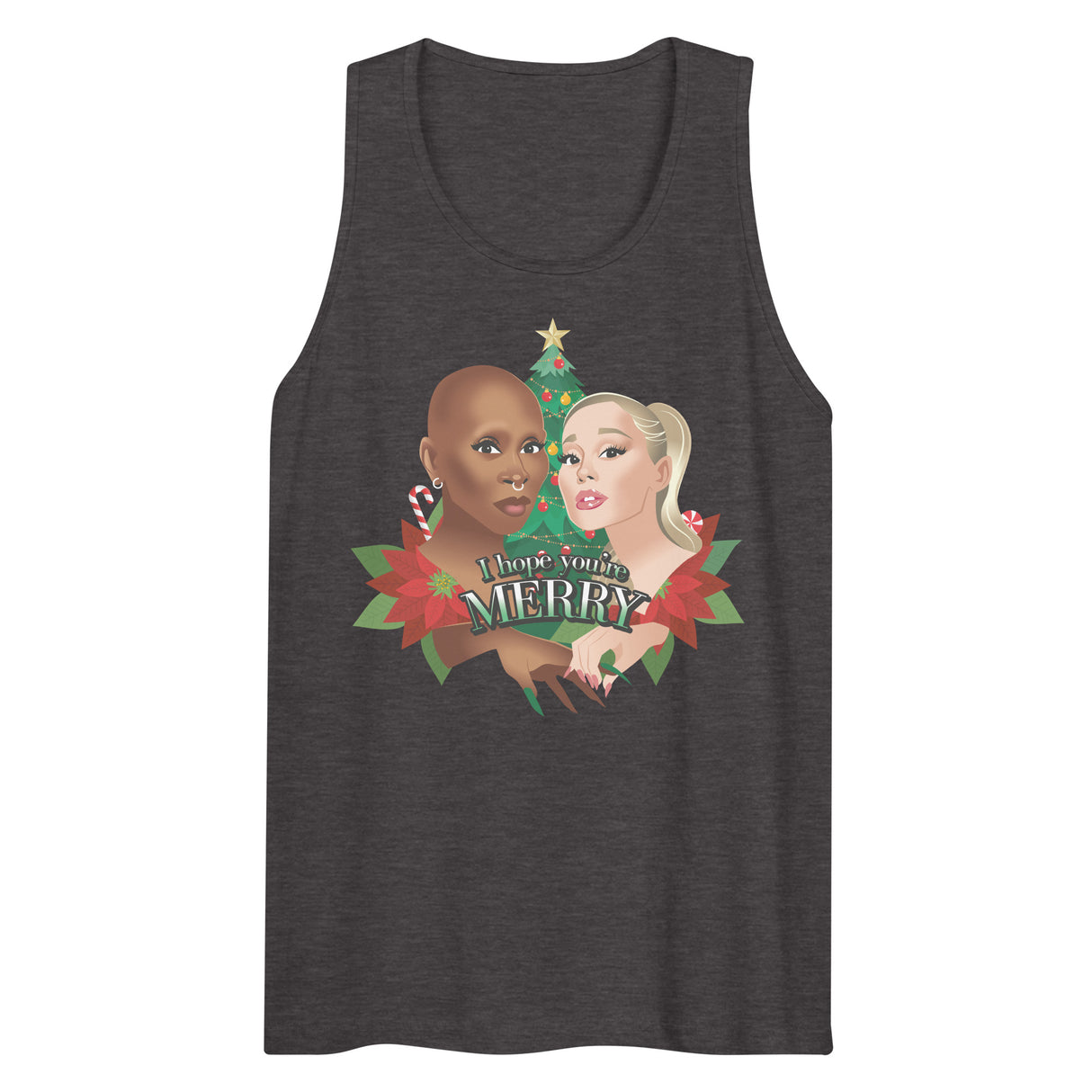 I Hope You're Merry (Tank top)-Tank Top-Swish Embassy