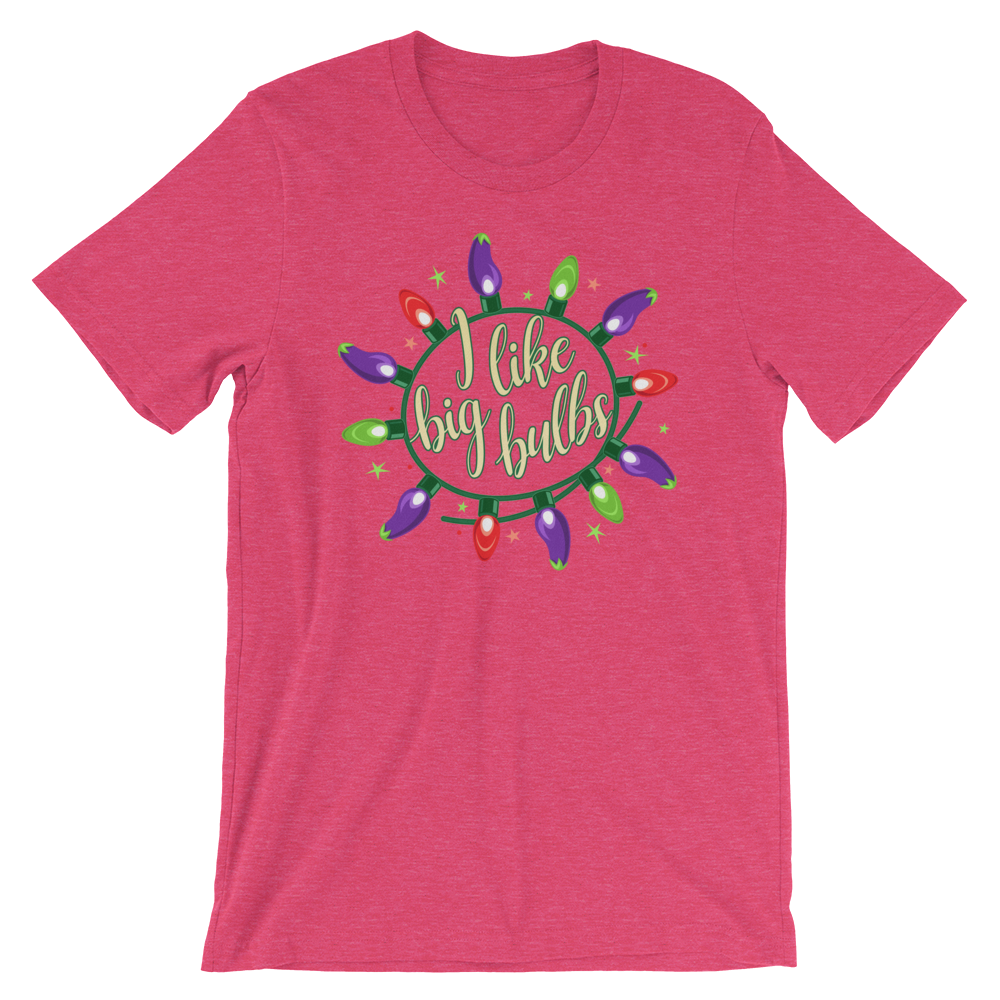 I Like Big Bulbs-Christmas T-Shirts-Swish Embassy