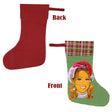 It's Time (Sequin Christmas Stocking)-Christmas Stockings-Swish Embassy