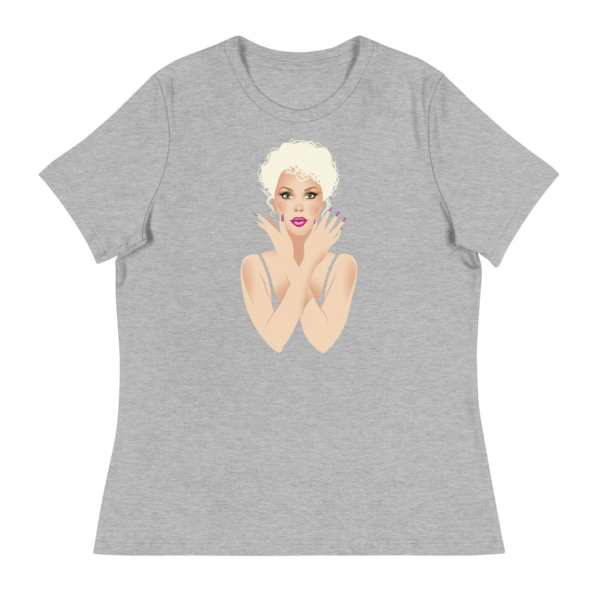 Jazzhands (Women's Relaxed T-Shirt)-Women's T-Shirts-Swish Embassy