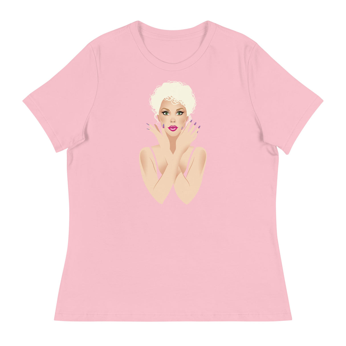 Jazzhands (Women's Relaxed T-Shirt)-Women's T-Shirts-Swish Embassy