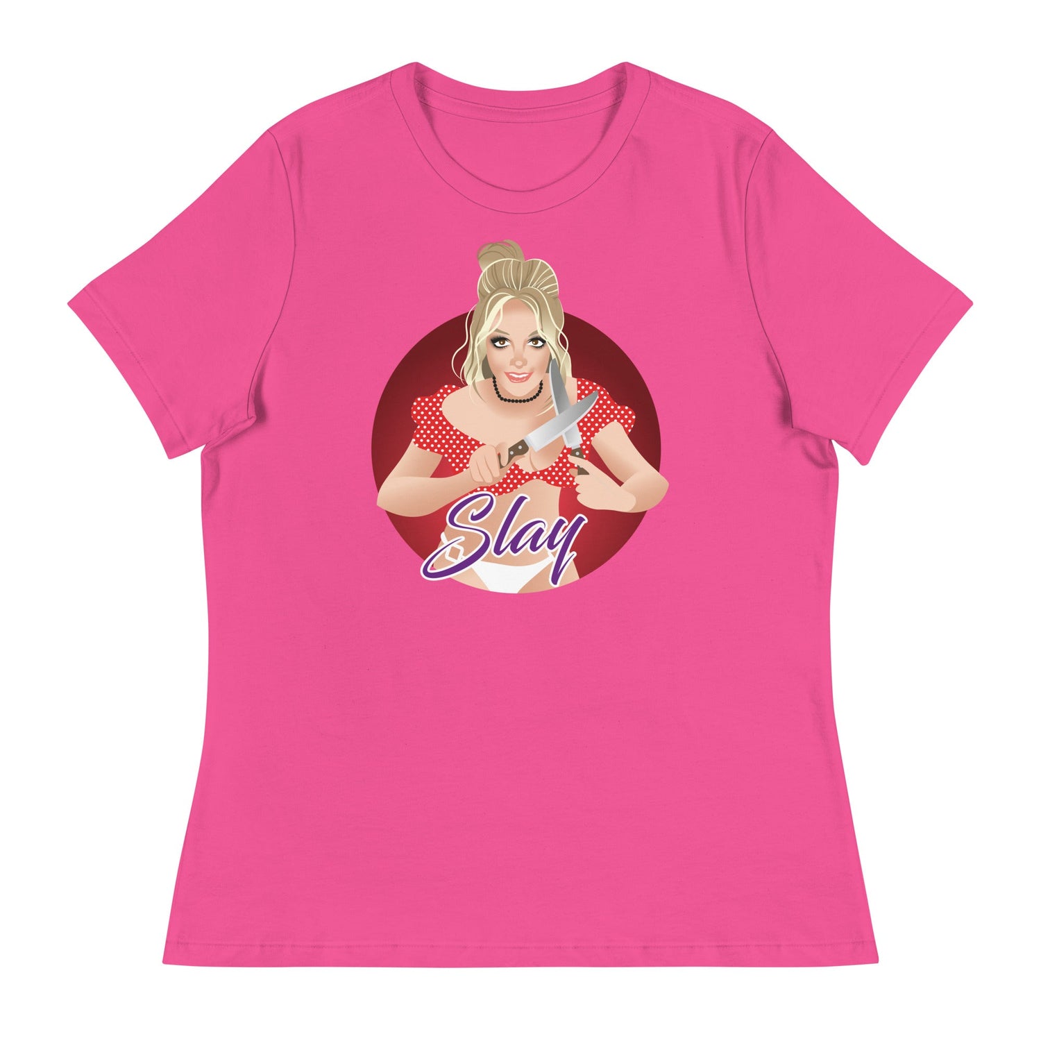 Knife's Edge (Women's Relaxed T-Shirt)-Women's T-Shirts-Swish Embassy