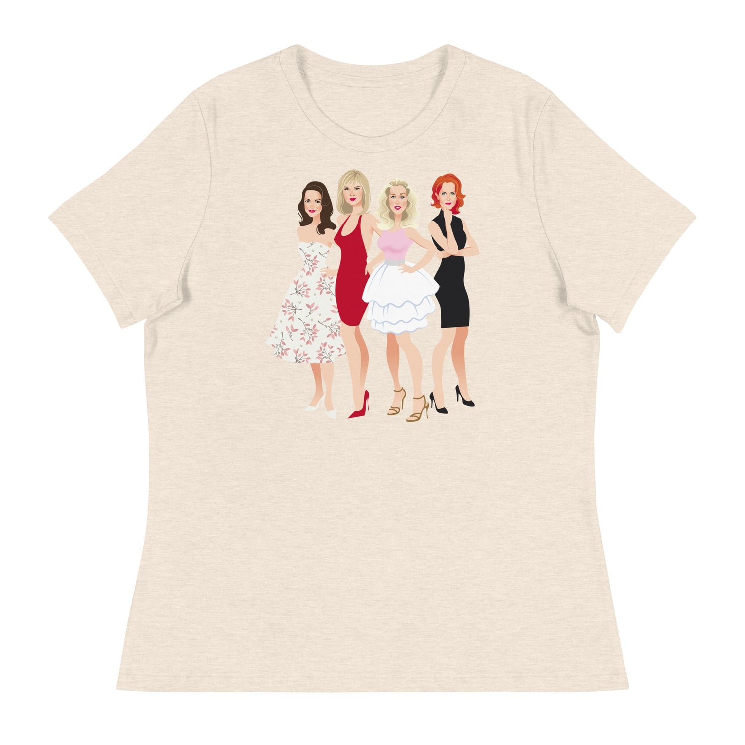 Ladies Who Brunch (Women's Relaxed T-Shirt)-Women's T-Shirts-Swish Embassy