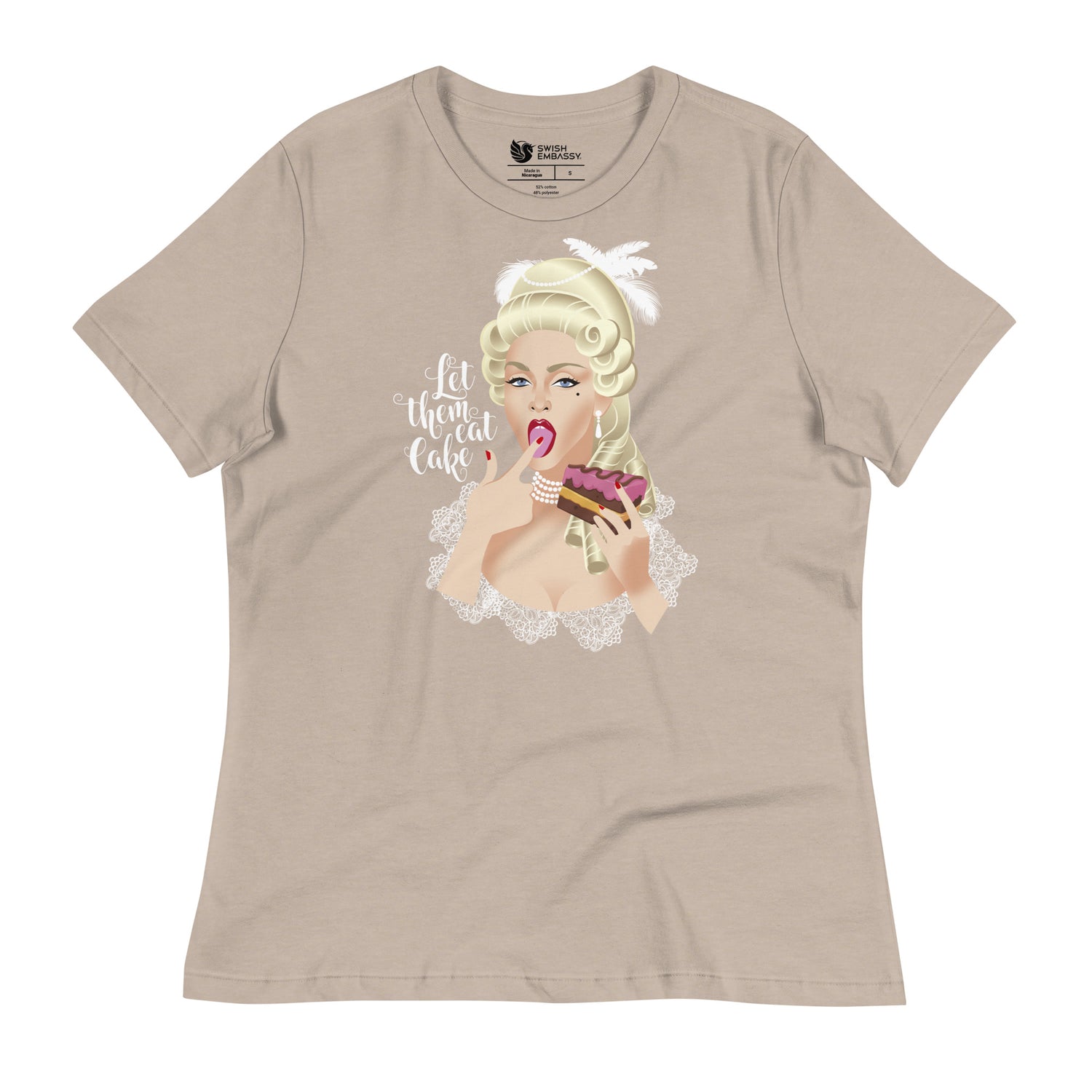 Let Them Eat Cake (Women's Relaxed T-Shirt)-Women's T-Shirts-Swish Embassy
