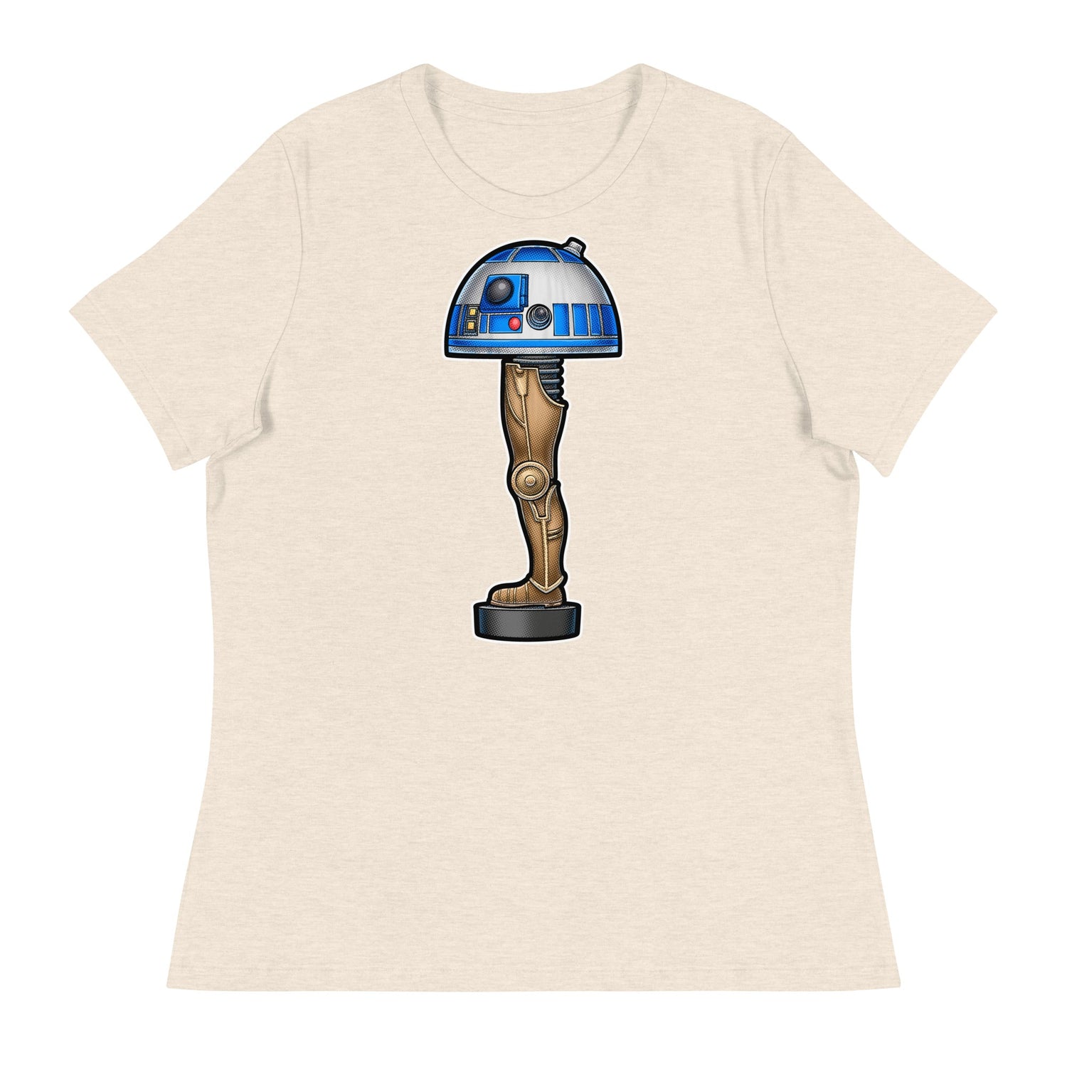 Light Droid (Women's Relaxed T-Shirt)-Women's T-Shirts-Swish Embassy