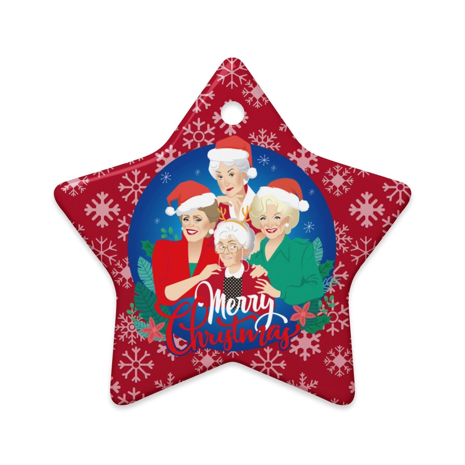Miami Christman (Ceramic ornament)-Ceramic Ornament-Swish Embassy
