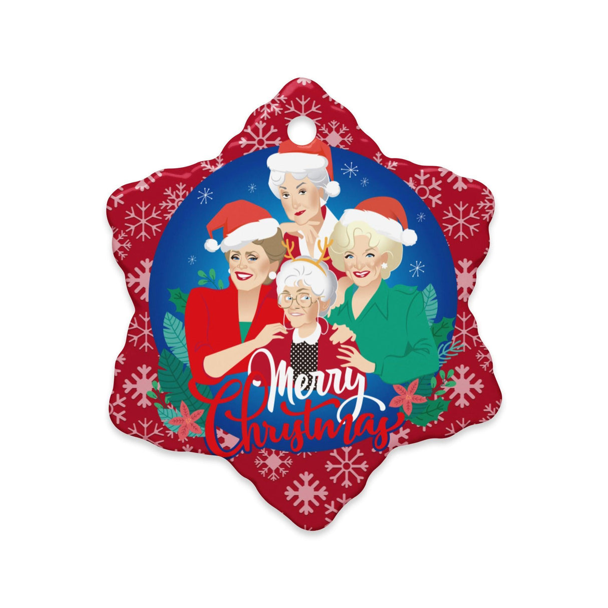Miami Christmas (Ceramic ornament)-Ceramic Ornament-Swish Embassy