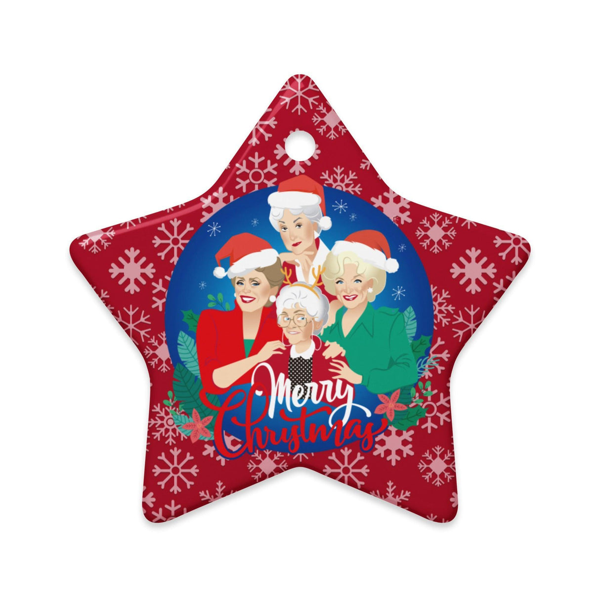 Miami Christmas (Ceramic ornament)-Ceramic Ornament-Swish Embassy