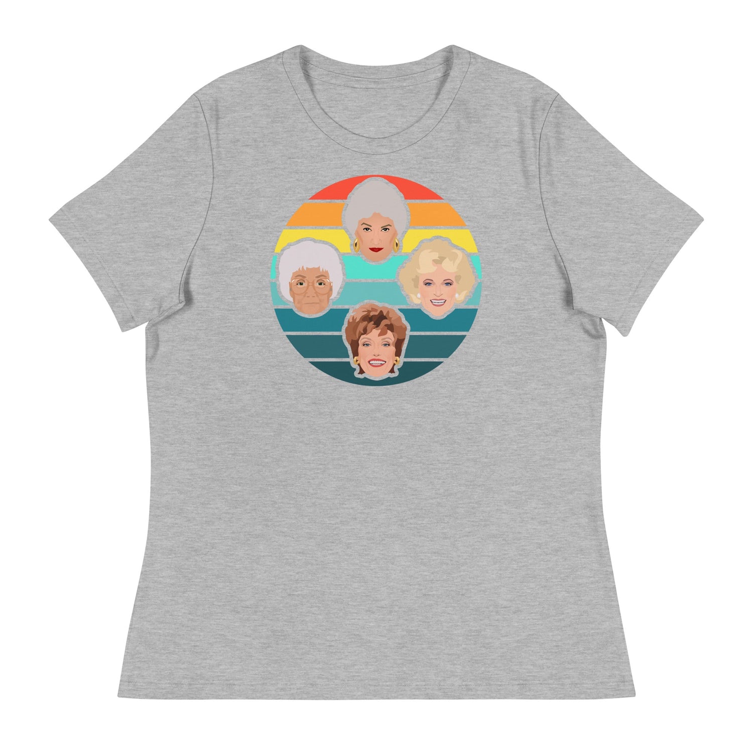 Miami Sunset (Women's Relaxed T-Shirt)-Women's T-Shirts-Swish Embassy