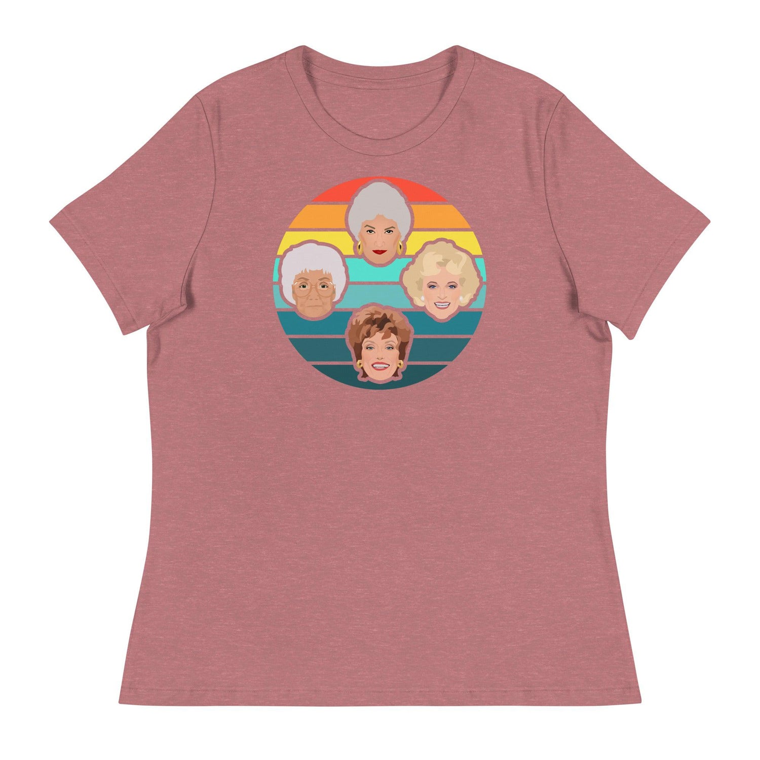 Miami Sunset (Women's Relaxed T-Shirt)-Women's T-Shirts-Swish Embassy