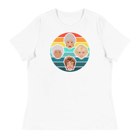 Miami Sunset (Women's Relaxed T-Shirt)-Women's T-Shirts-Swish Embassy
