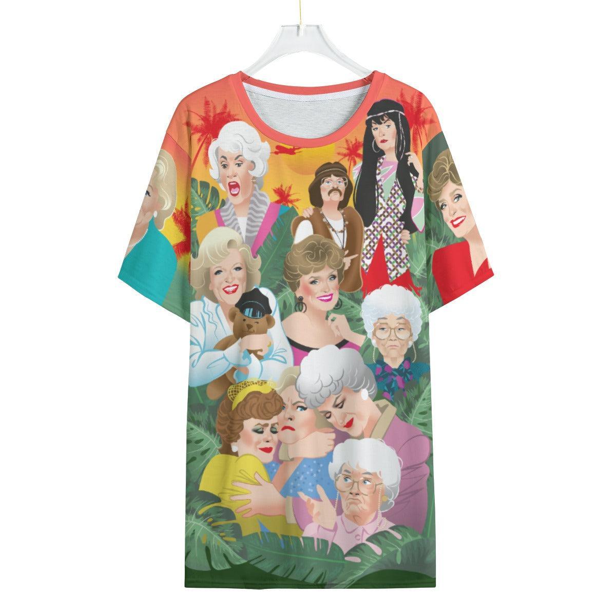 Miami is Nice (Allover T-Shirt)-Allover T-Shirt-Swish Embassy