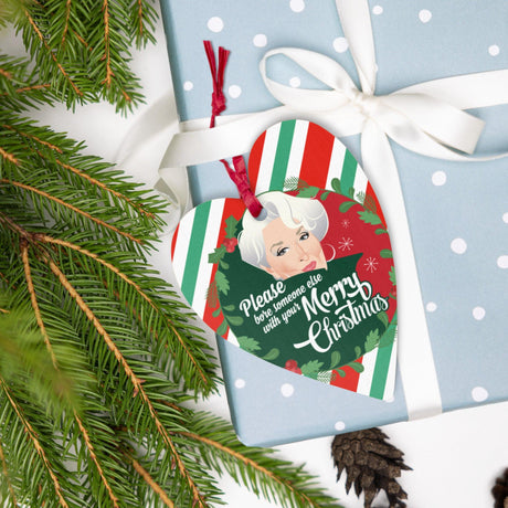 Miranda Yuletide (Ornament/Fridge Magnet)-Wood Ornament-Swish Embassy