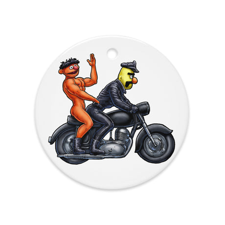 Motor Daddies (Ceramic ornament)-Ceramic Ornament-Swish Embassy