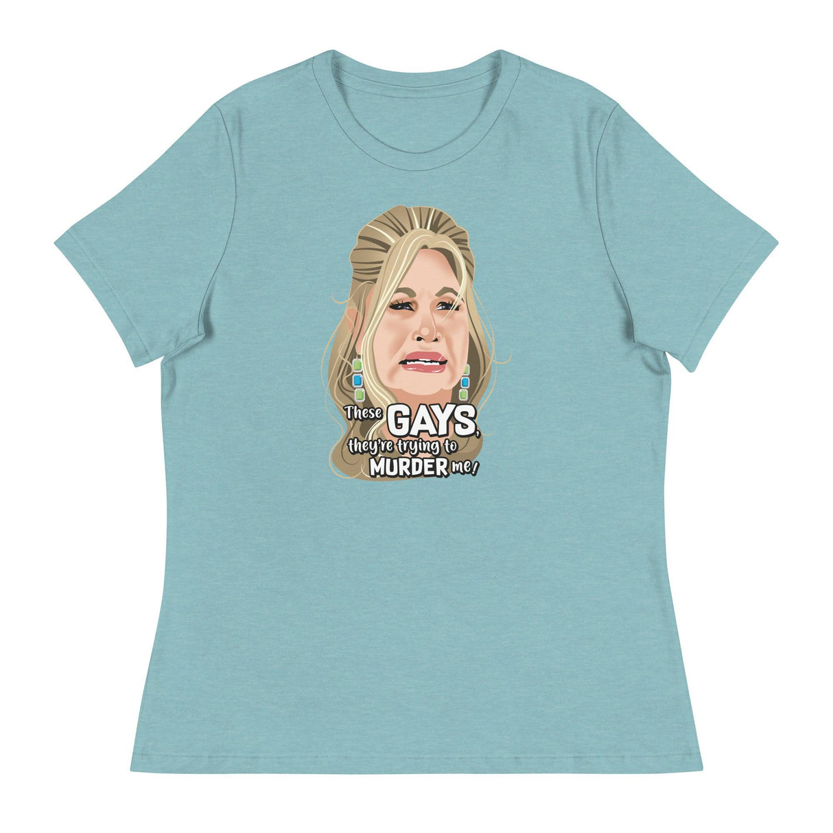 Murder (Women's Relaxed T-Shirt)-Women's T-Shirts-Swish Embassy