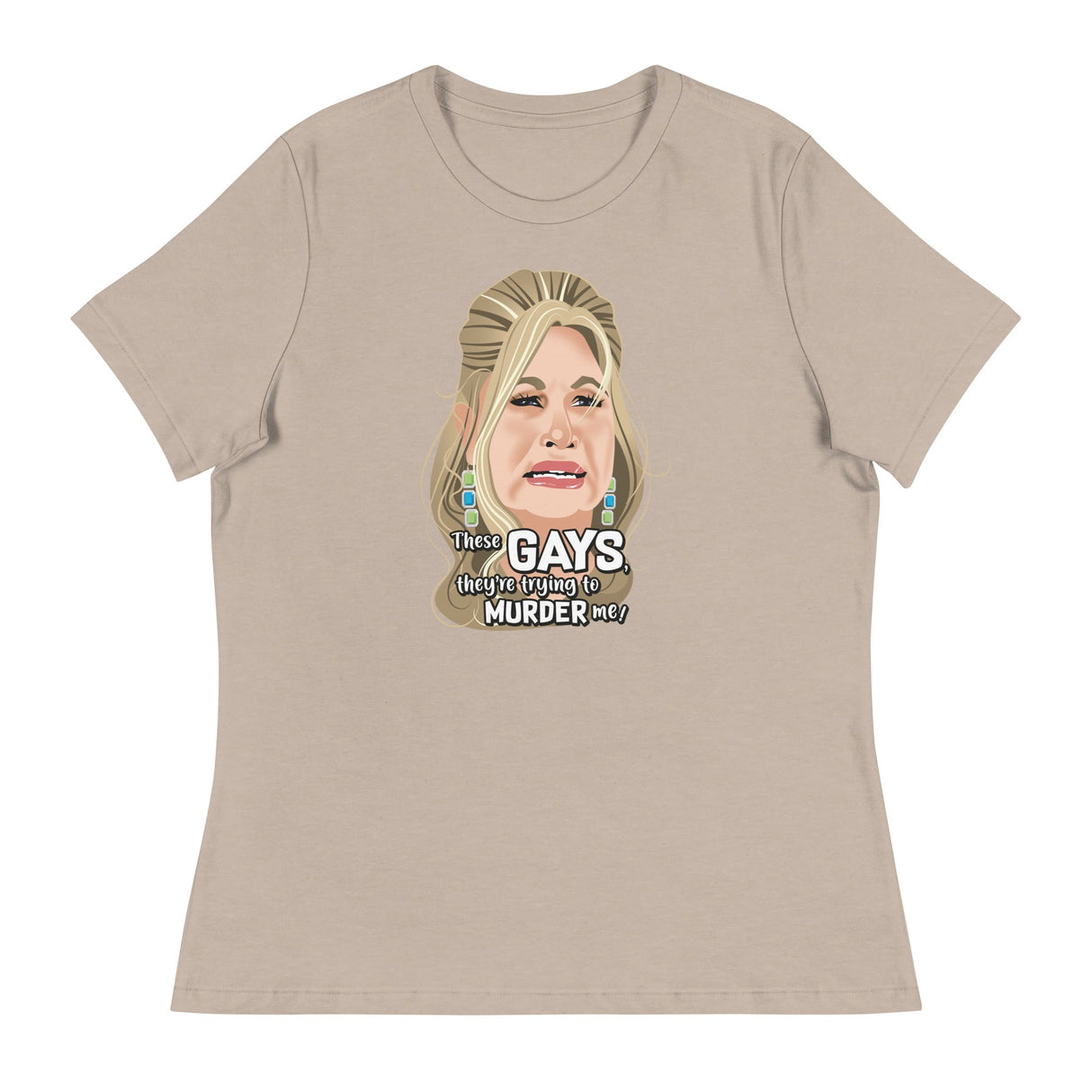 Murder (Women's Relaxed T-Shirt)-Women's T-Shirts-Swish Embassy