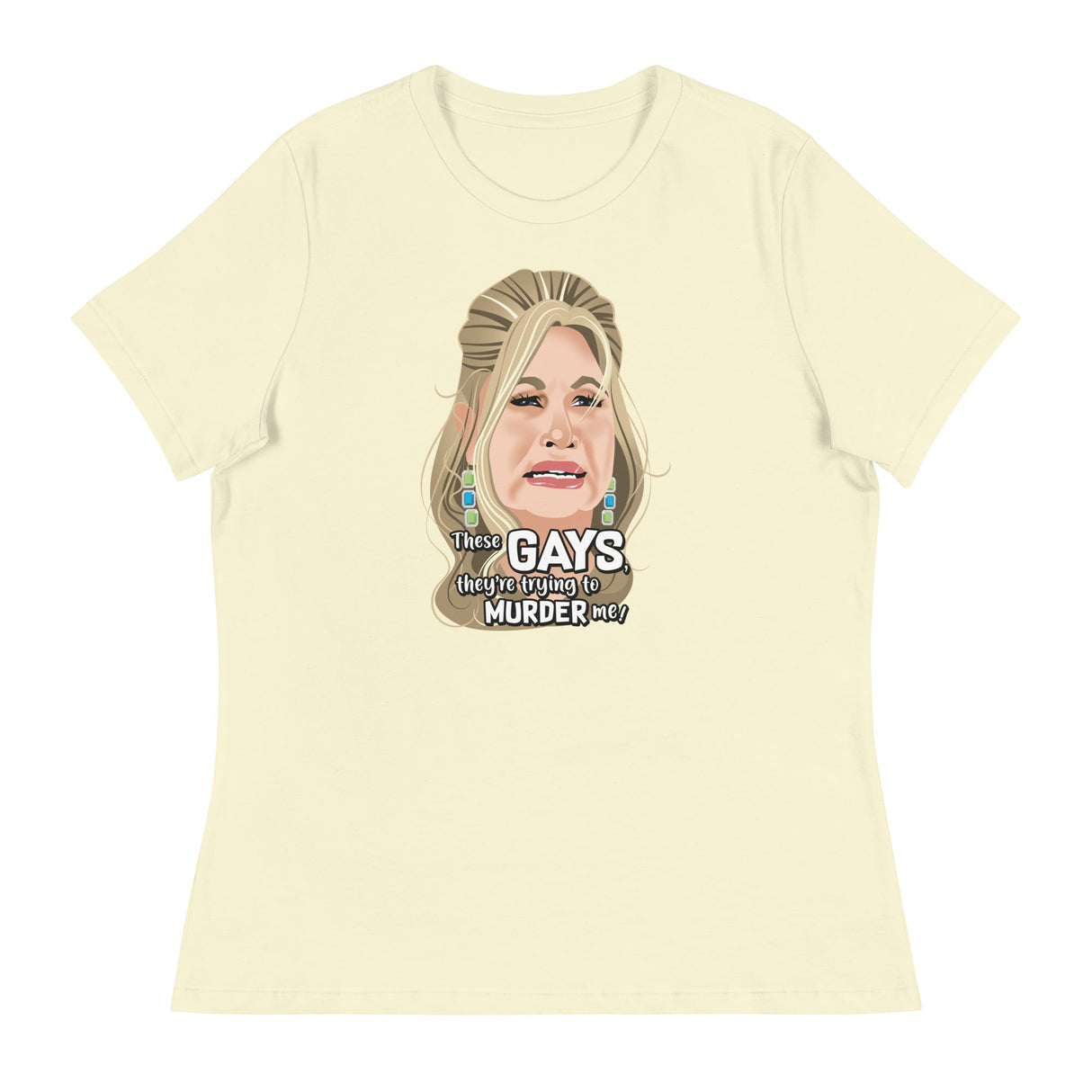 Murder (Women's Relaxed T-Shirt)-Women's T-Shirts-Swish Embassy
