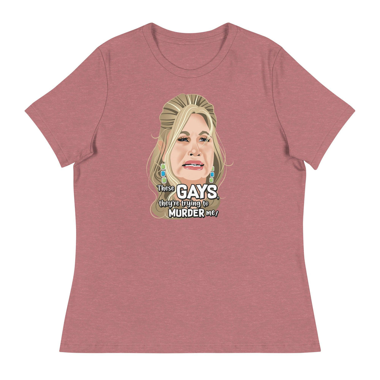 Murder (Women's Relaxed T-Shirt)-Women's T-Shirts-Swish Embassy