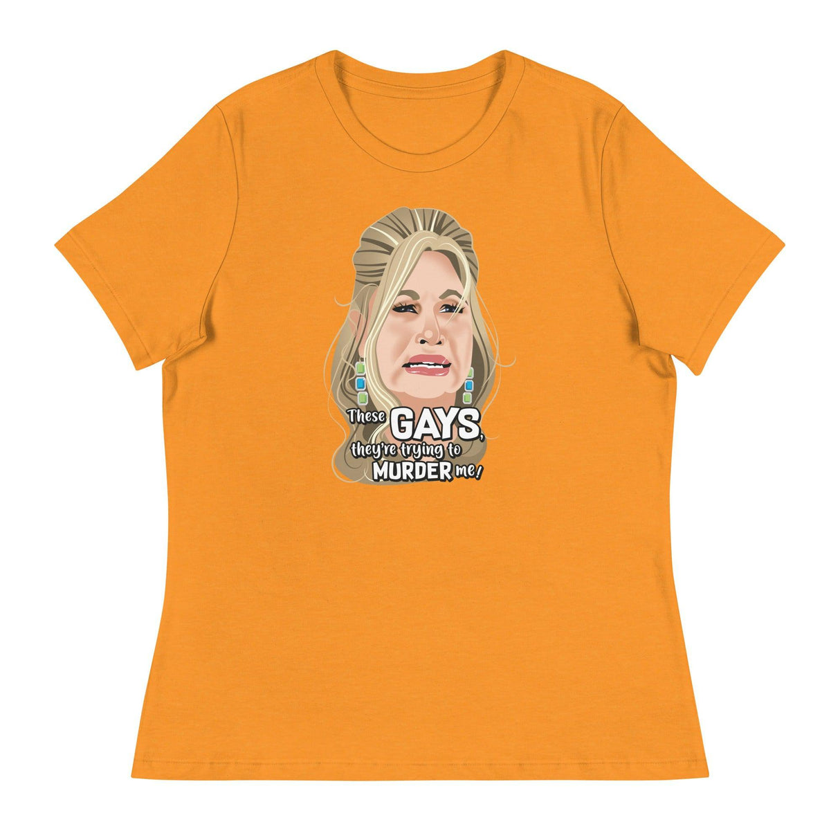Murder (Women's Relaxed T-Shirt)-Women's T-Shirts-Swish Embassy