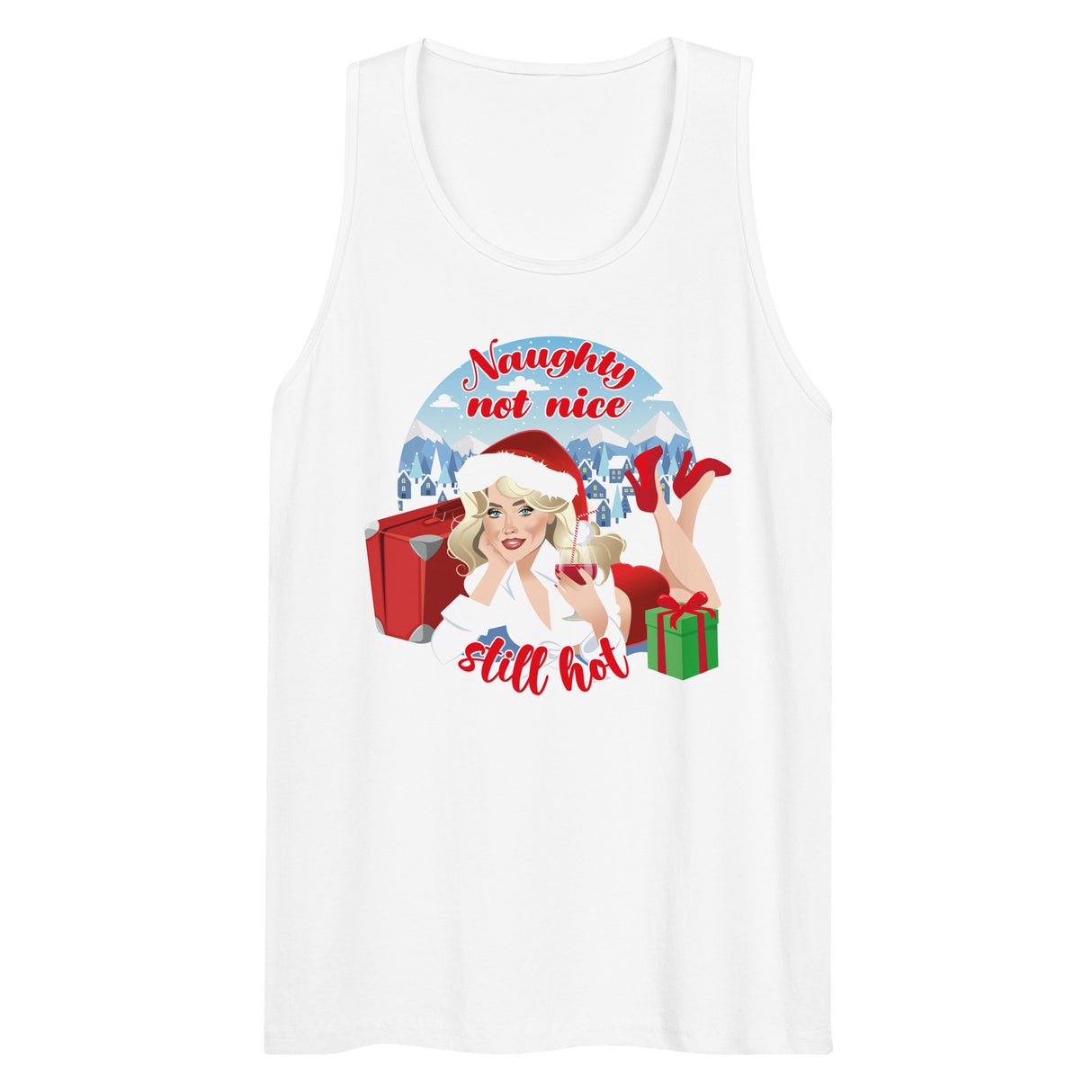 Naughty Not Nice (Tank top)-Tank Top-Swish Embassy