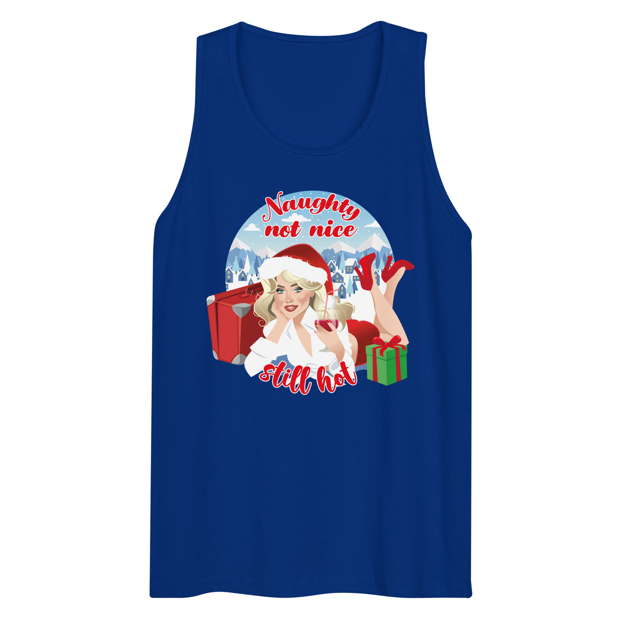Naughty Not Nice (Tank top)-Tank Top-Swish Embassy