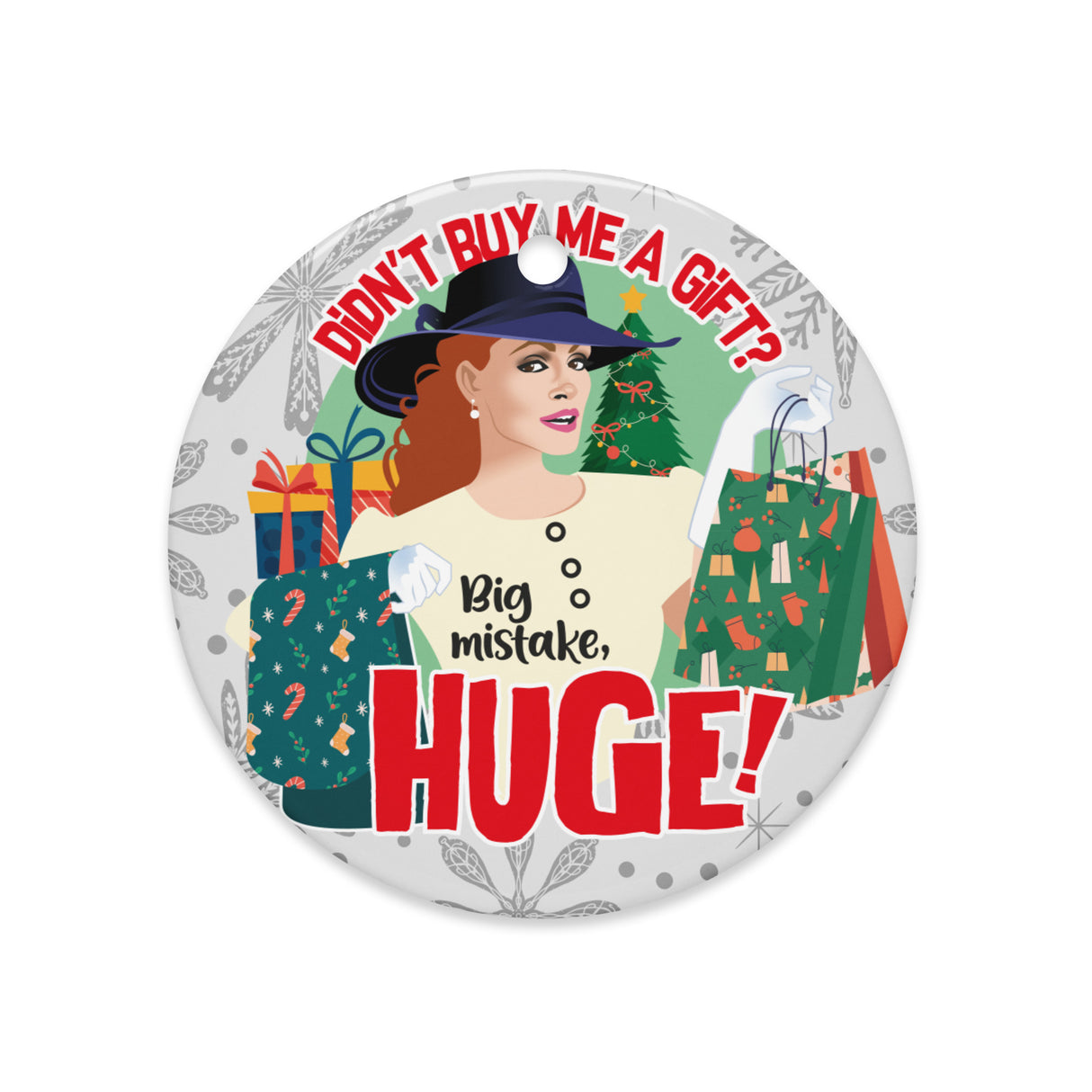 No Gift Big Mistake (Ceramic ornament)-Swish Embassy