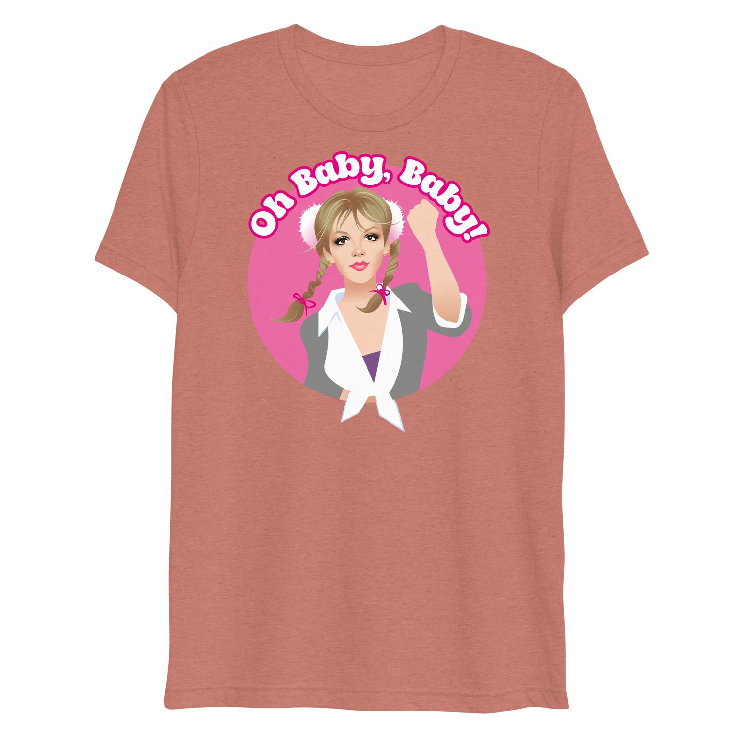 Oh Baby (Triblend)-Triblend T-Shirt-Swish Embassy