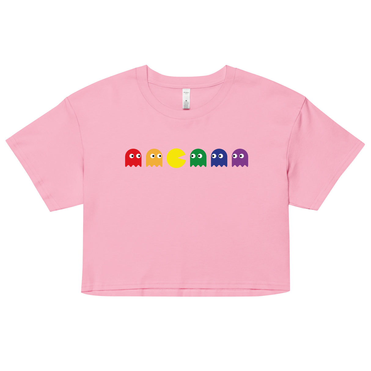 Pac Man Pride (Crop Top)-Crop Top-Swish Embassy