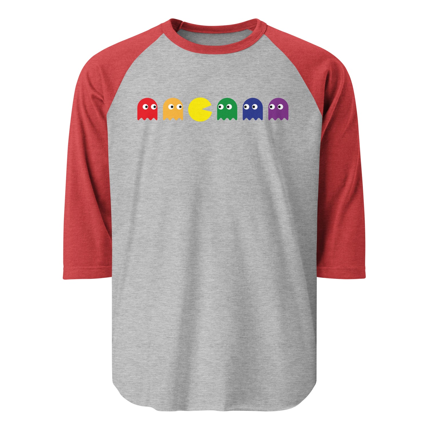 Pac Man Pride (Raglan)-Raglan-Swish Embassy