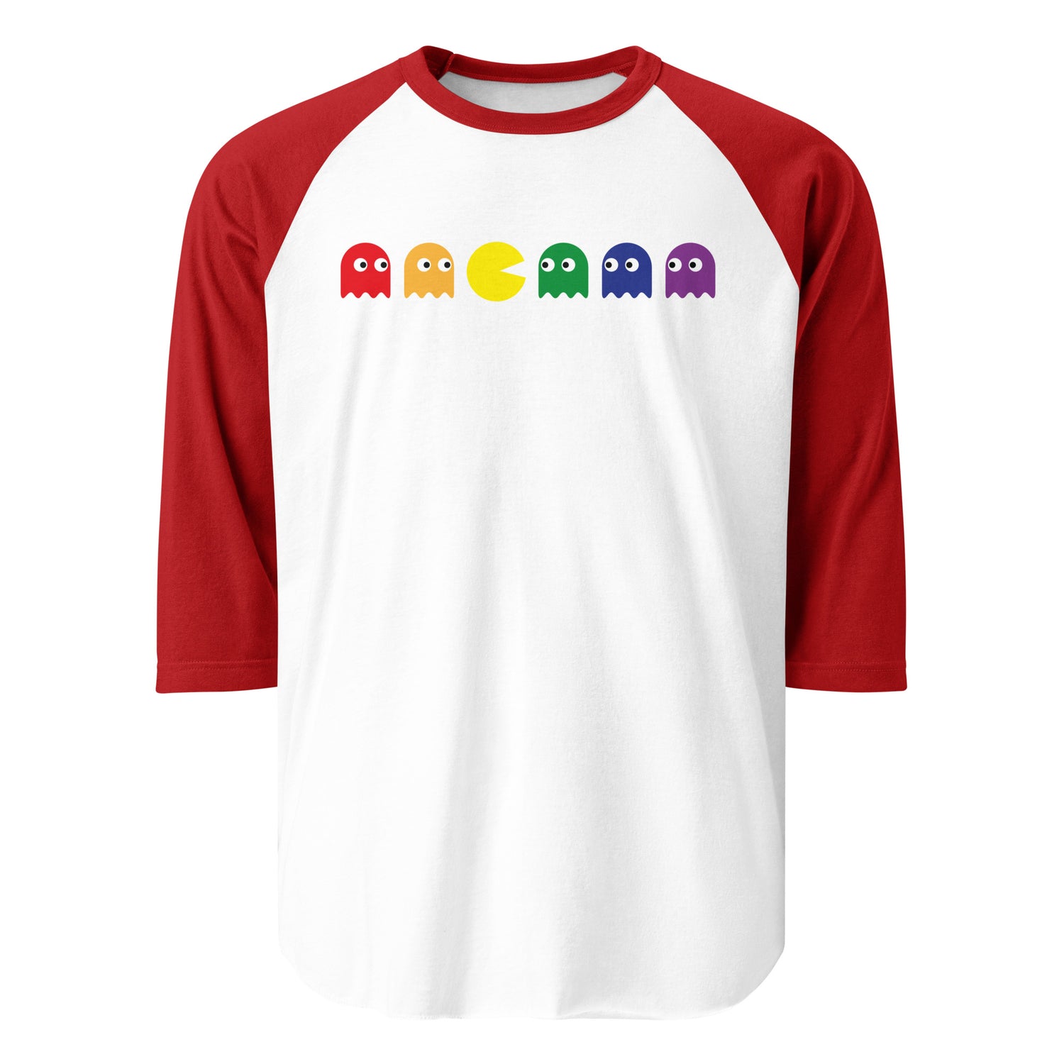 Pac Man Pride (Raglan)-Raglan-Swish Embassy