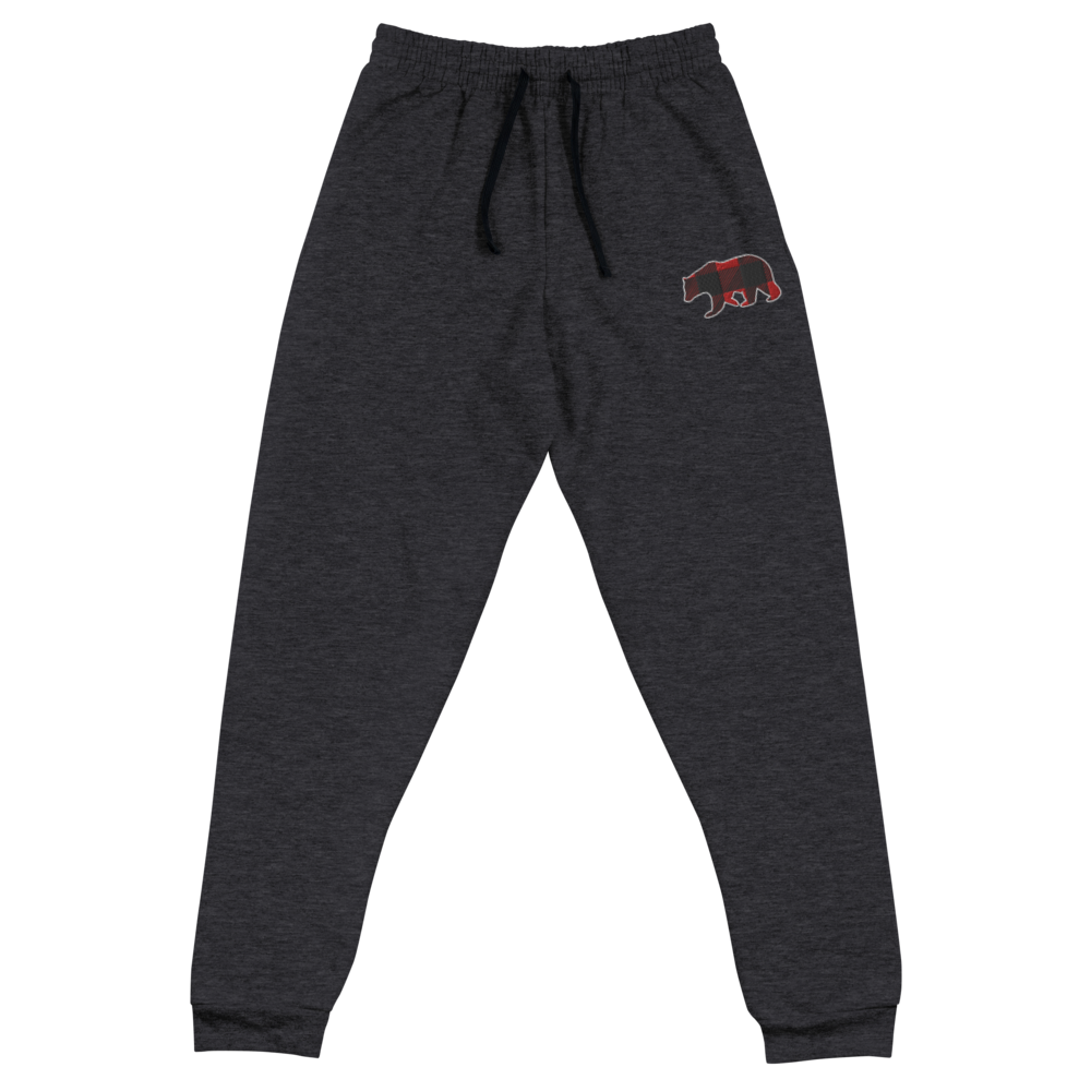 Plaid Bear (Sweatpants)-Sweatpants-Swish Embassy