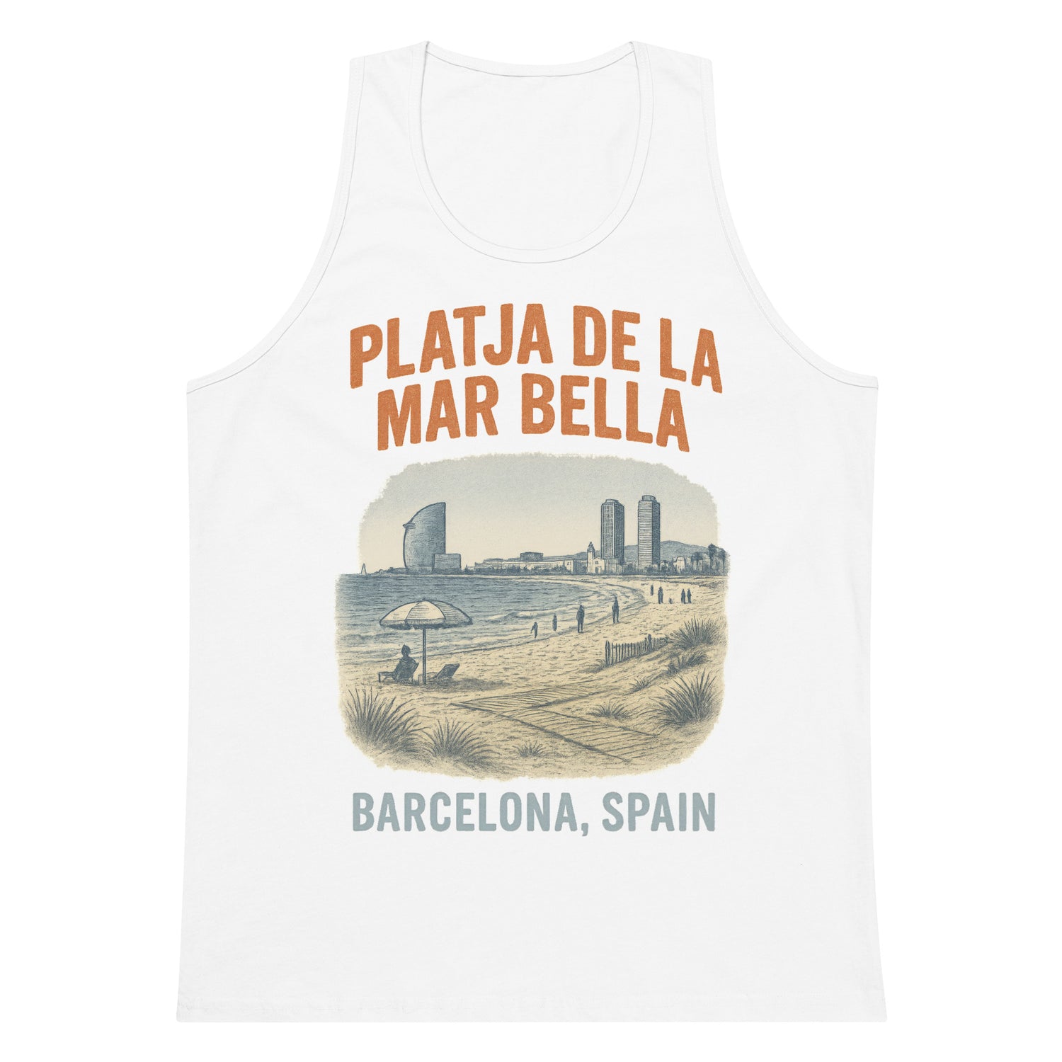 Playja de la Mar Bella (Tank Top)-Tank Top (Staging)-Swish Embassy