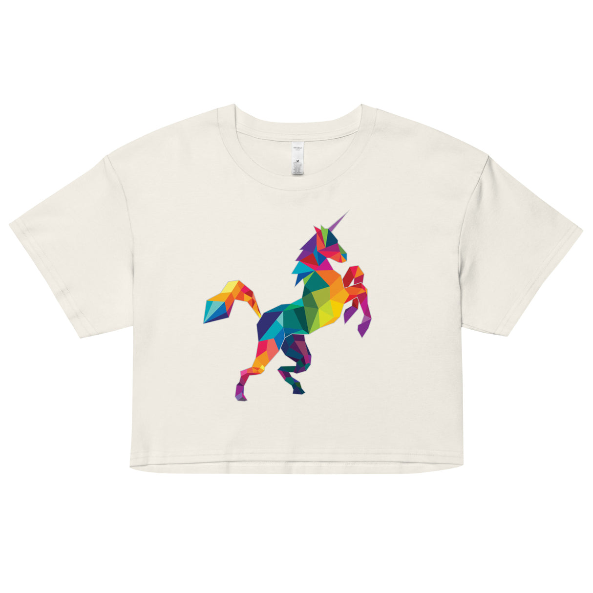 Polygon Unicorn (Crop Top)-Crop Top-Swish Embassy